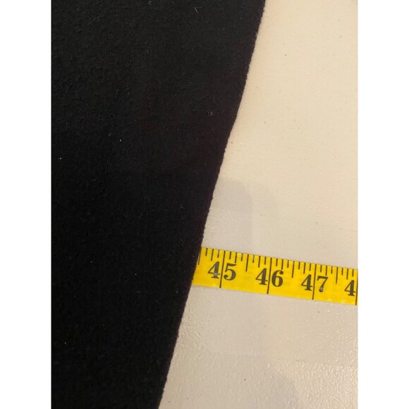 Joseph A. Banks Classic Black 100% Wool Long Mens Overcoat Outerwear 42R - Picture 6 of 11